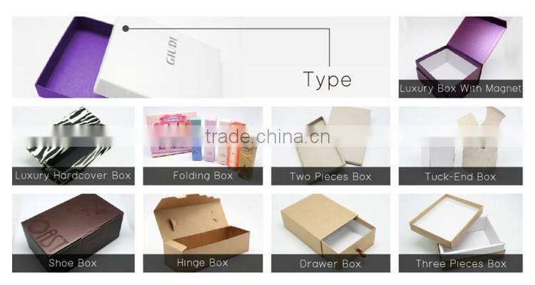 Hot sale wholesale brown kraft gift box customize paper
