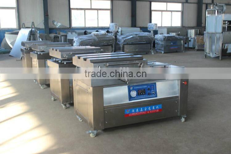 Neweek gas flushing double chamber vegetable vacuum sealing machine