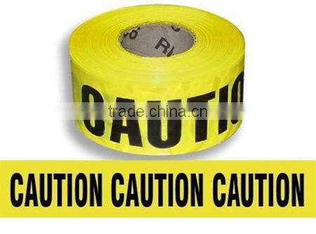reflective warning tape, barricade tape yellow and red