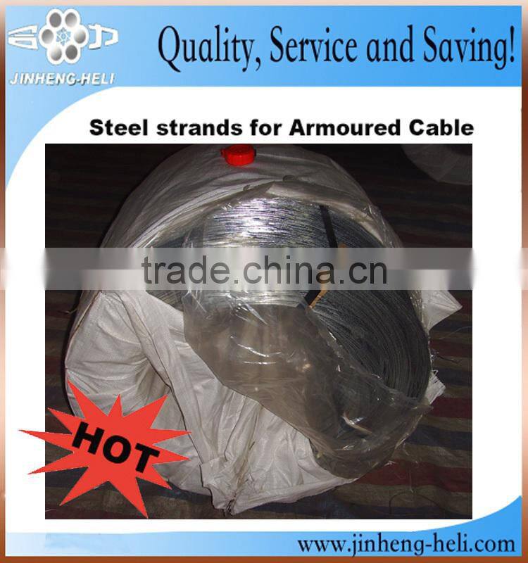 4.0 low carbon zinc coated gavanized steel stay wire