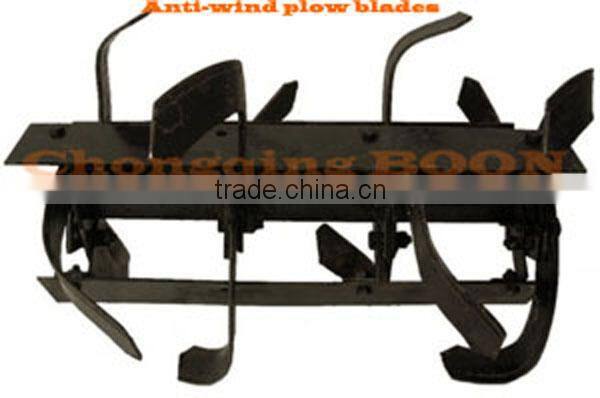 Gear transmission gasoline engine tiller with tine tiller parts blades