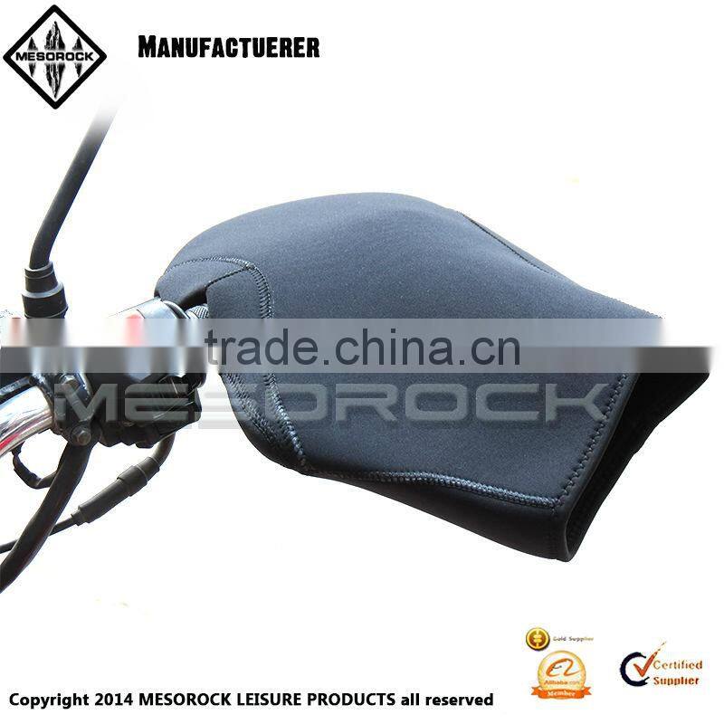 Neoprene motorcycle handle bar muff