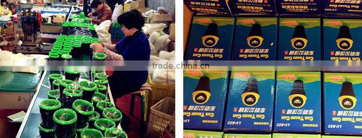 Portable ashtray mini trash can for automobile plastic wastebin for promotion