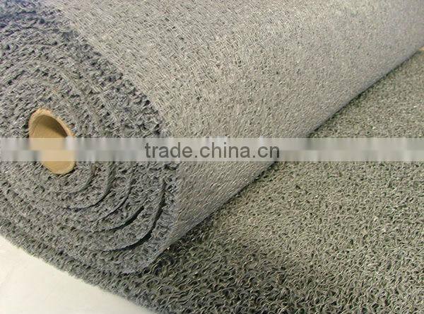 2016 New hot sale rolled 100% pvc Plastic coir matting