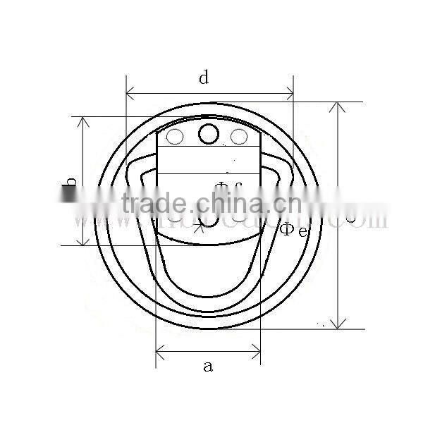 Recessed Floor and Wall Tie Down Ring