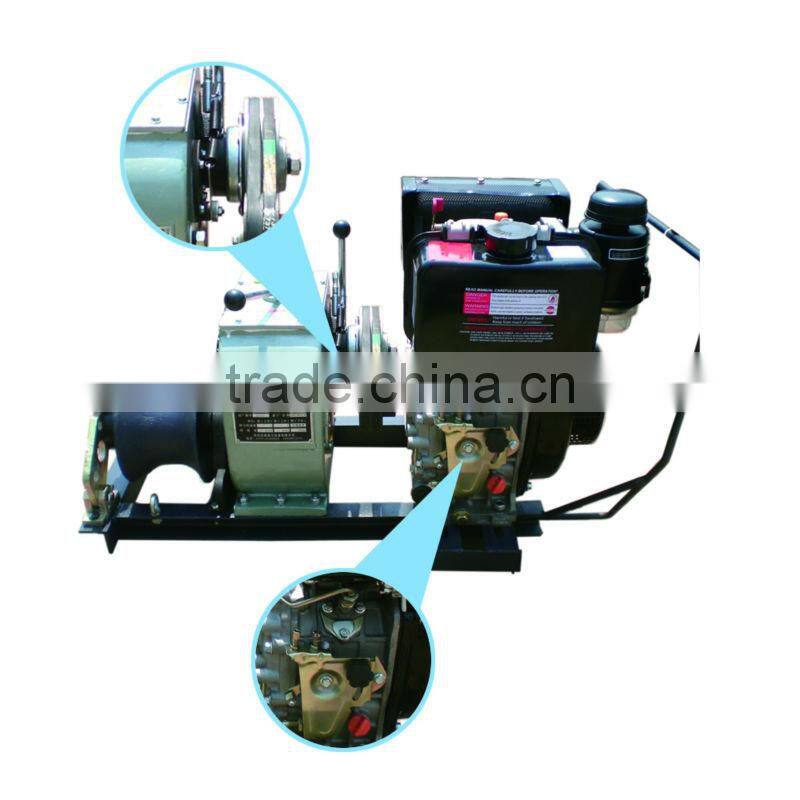 3 Ton Diesel Engine Winch Lifting Hoist Winch