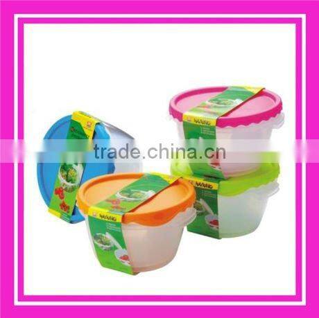 singel large plastic food storage container in round shapefor home