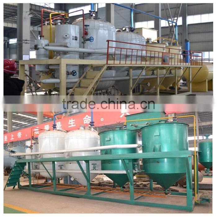 factory price 1-5TPD cooking oil degumming oil refining machine