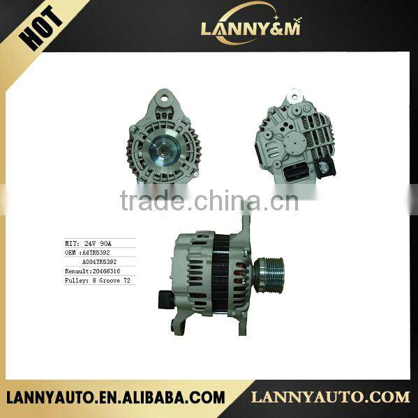 Auto Parts Renault Truck 24V 90A Alternator A4TR5392 20466316