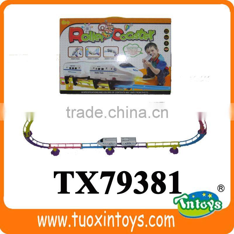 small train, small plastic railway toy train