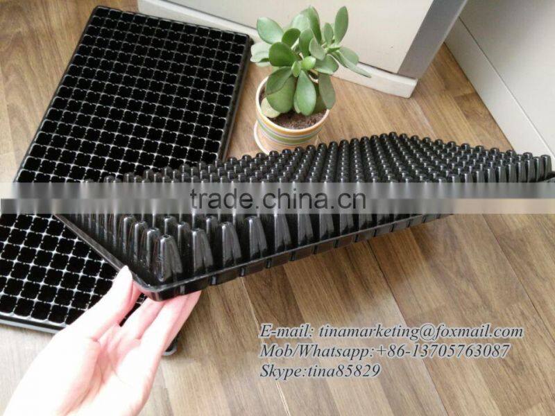 288 Cells Plug PS Material Plastic Flower Planting Nursery Seed Sprouting Trays for Seedling Propagation