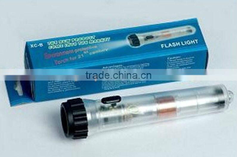 shaking rechargable LED flashlight