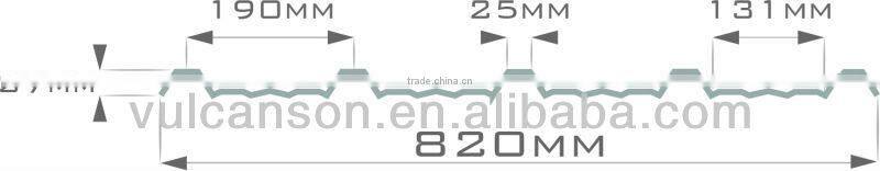 Light Guiding Polycarbonate Plastic Corrugated Roofing Sheet (LiteGuide TRIMDEK)