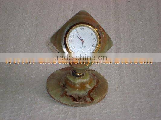 Buy cheap Long Life New selling attractive style CLOCKS ONYX MARBLE HANDICRAFTS