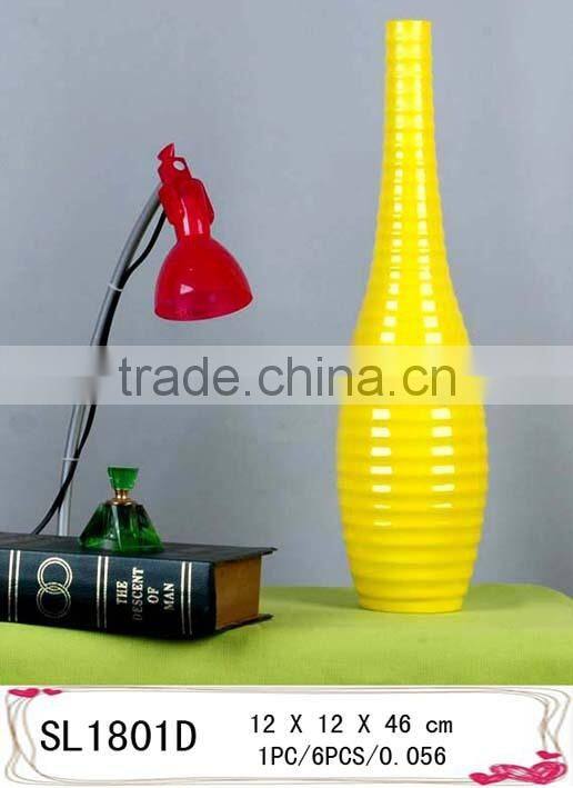 2015 new fiberglass modern vase flower vase for decoration