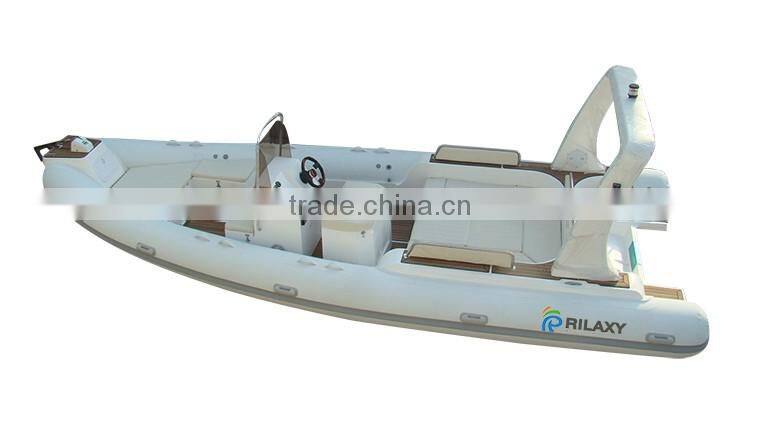 Rilaxy 23ft 7.0m semi rigid boat RIB 700 with Suzuki outboard engine