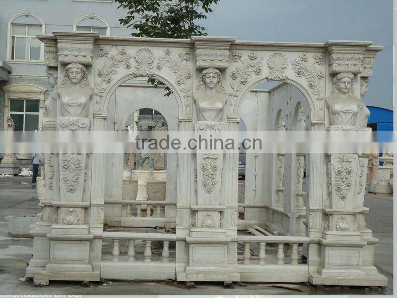 Garden White Marble Pavilion Design