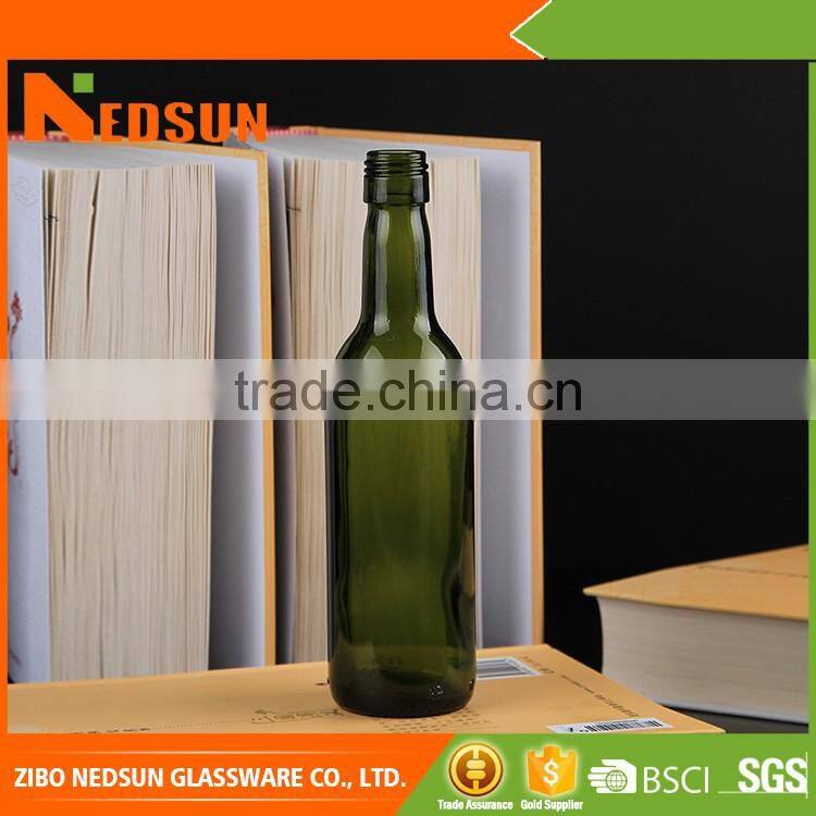 Custimized design empty 187ml wine bottles OEM welcome