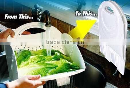 Factory Wholesale Space Saving Flat Fold Colander