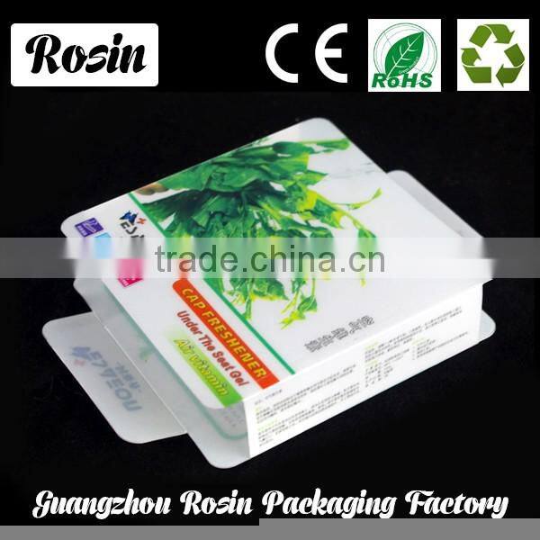 Customized high quality clear plastic jewelry packaging