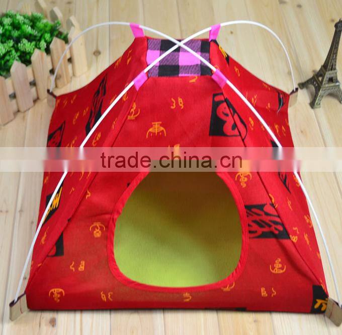 folding beach pet bed tent