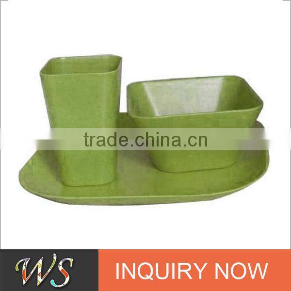 Eco-friendly Bamboo Fiber Contemporary Tableware