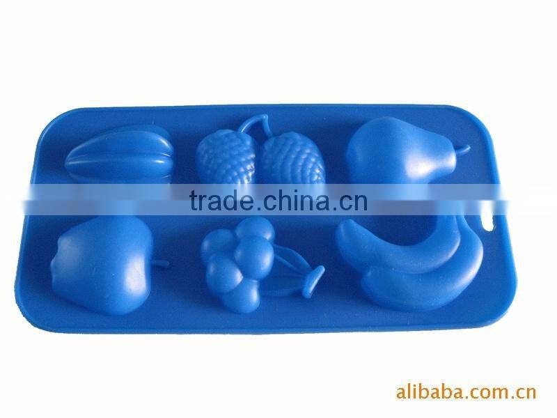 Original fruit shape silicone ice tray customizable design