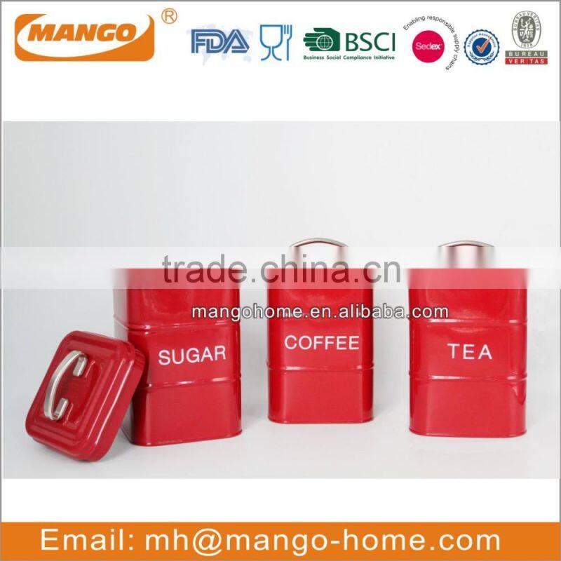 Metal Kitchen Coffee Canister