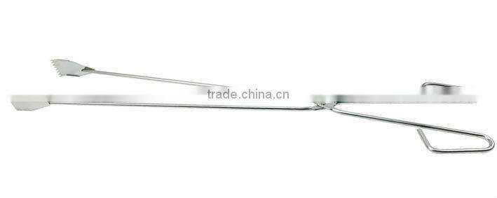 HIGH QUALITY BBQ fire tong bbq scissor tongs ,bbq food tong YZ0006