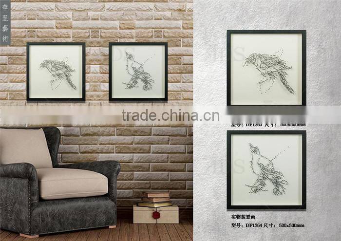 Framed Handmade 3D Shadow Box Wall Art for Home Decoration