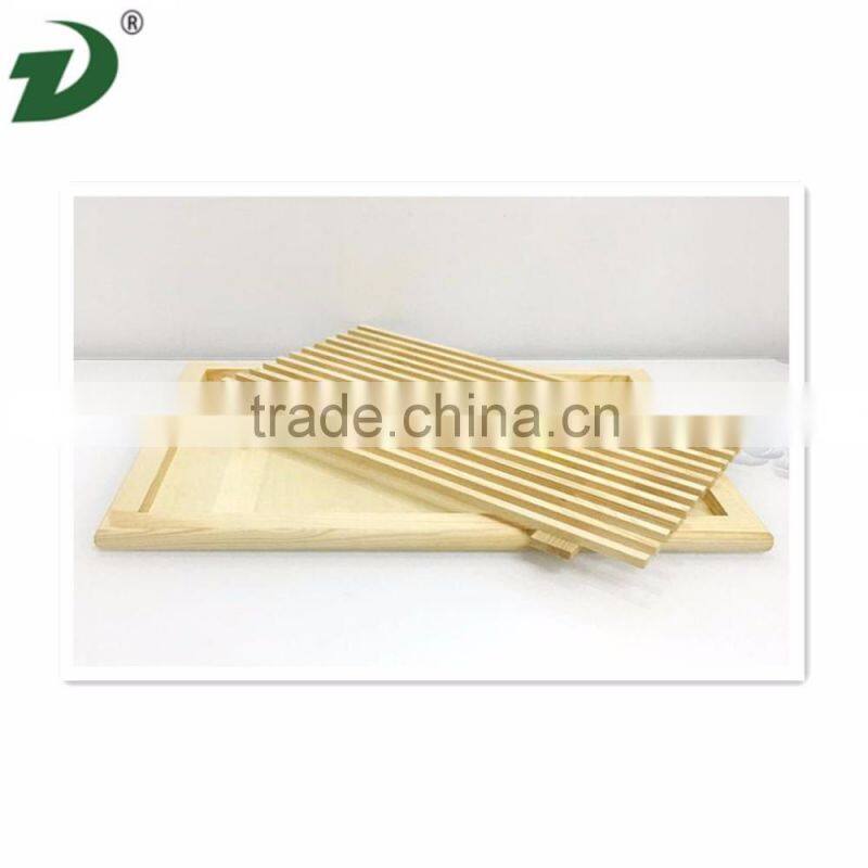 Natural wood bread tray