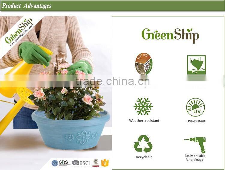 Garden Decorative Round not coated finishing flower pot