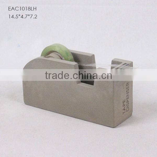 Wholesale desktop concrete hand made pen holder with phone holder or memo pad holder
