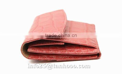 Sexy clip/sexy crocodile cute leather purse/sexy leather coin bag