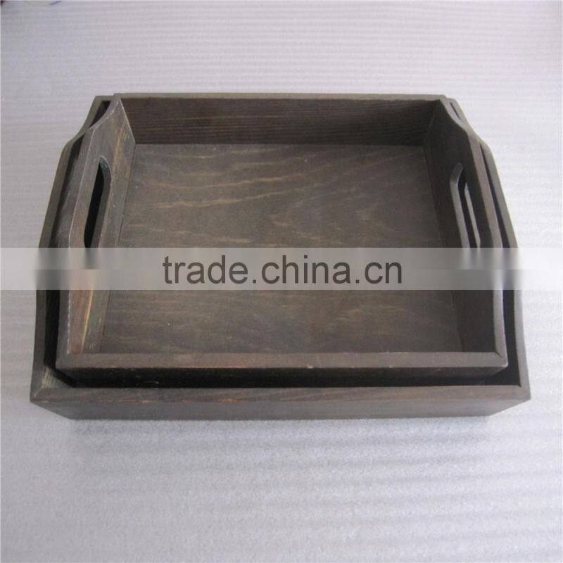 wooden tray set wooden serving tray wood food tray