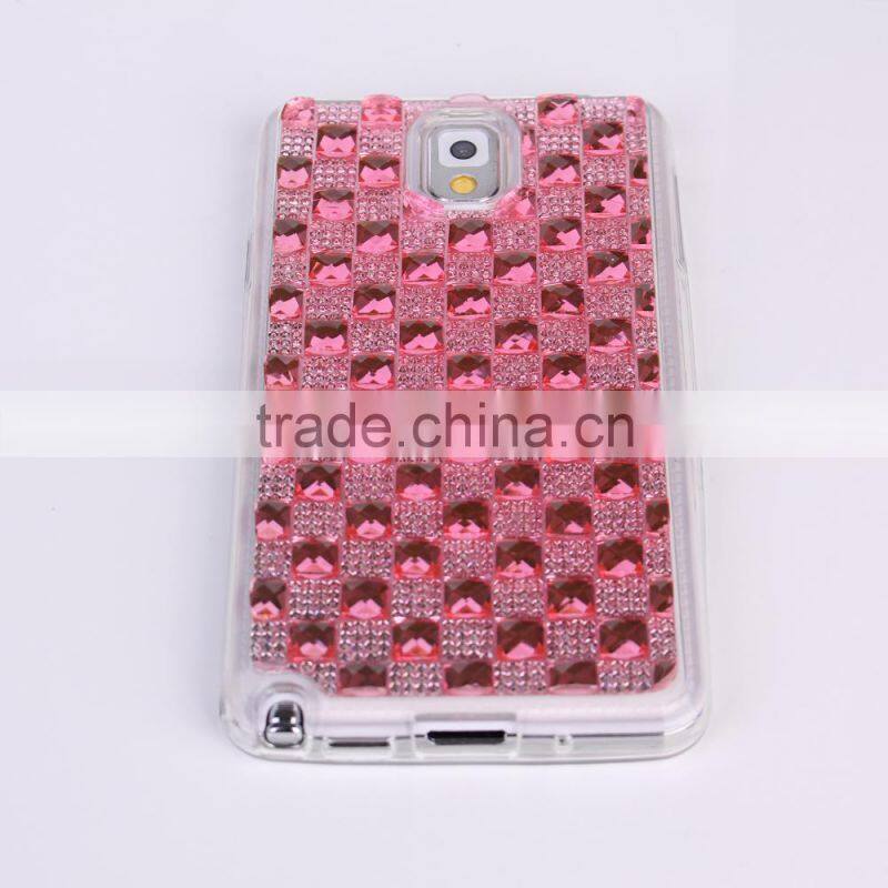 Luxury diamond stone phone case for Samsung NOTE 3