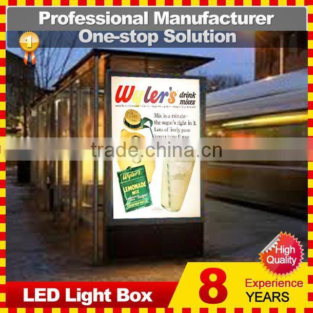 street solar led advertising display light box