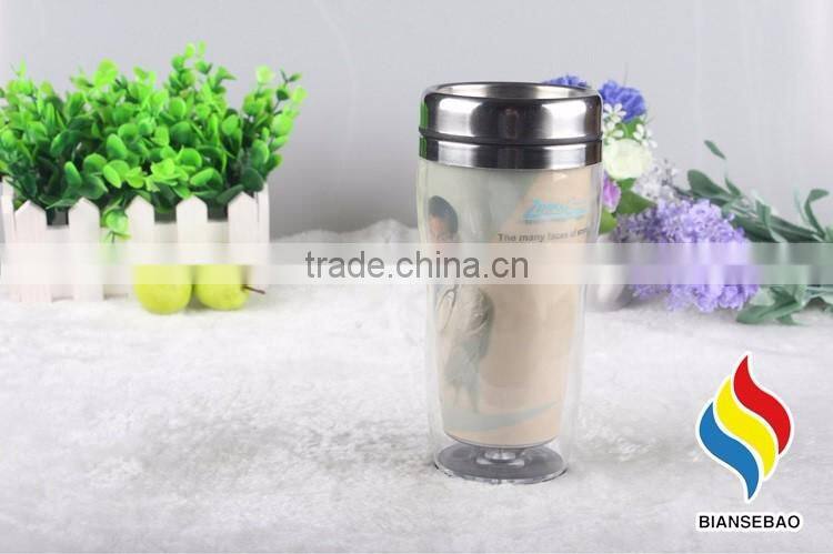 16Oz Stainless Steel Cup, Stainless Steel Print Cup, Camping Drinking Cup