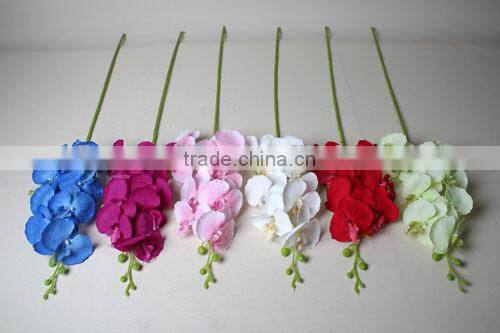 Two branches decorative butterfly orchid artificial butterfly orchid flowers landscaping flowers