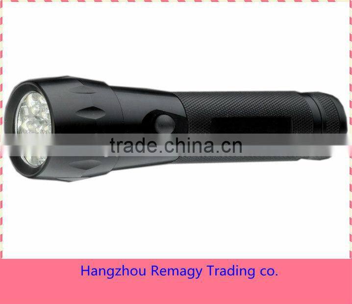 16led aluminium flashing hand torch light