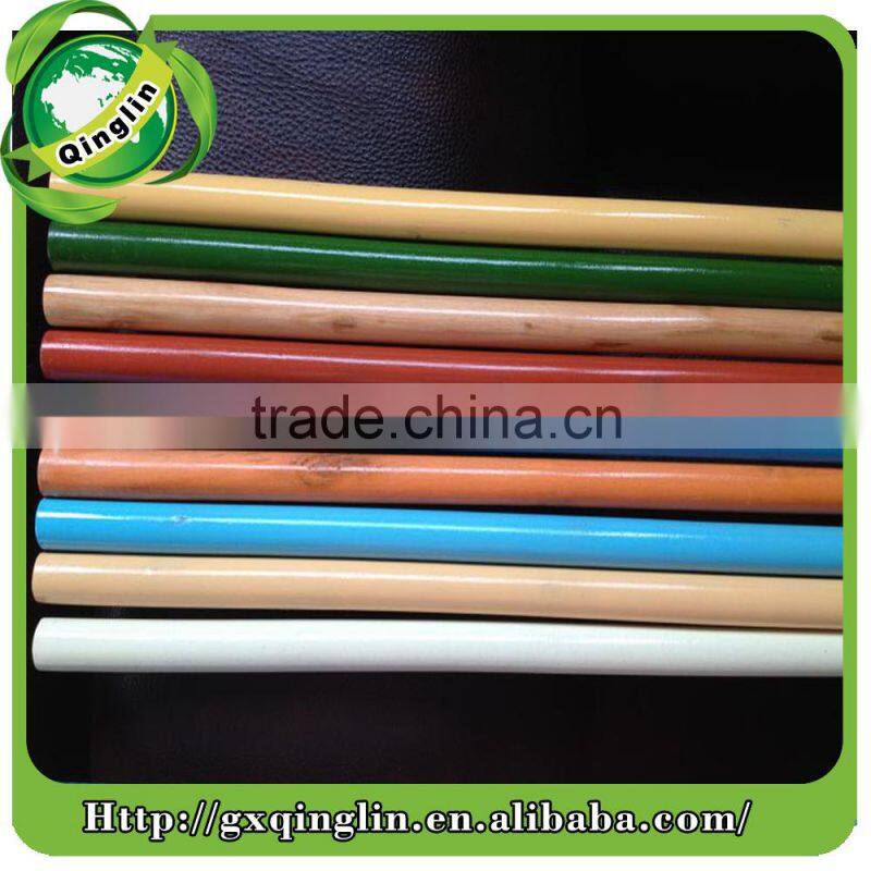 varnished farming tools broom handlegarden shovel