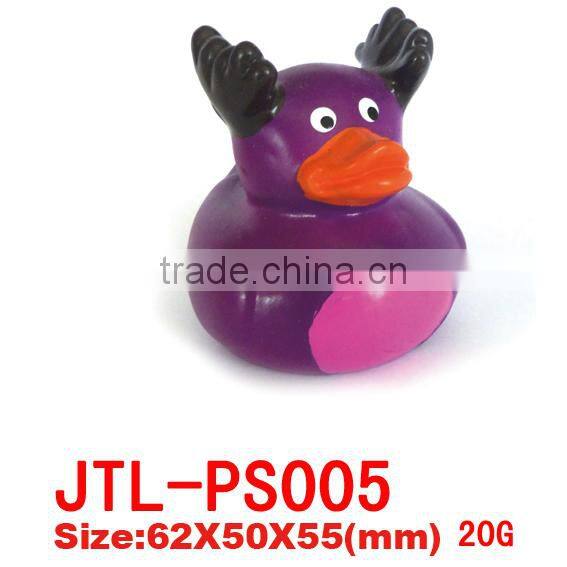 Bath Duck Toys With Horns on Heads