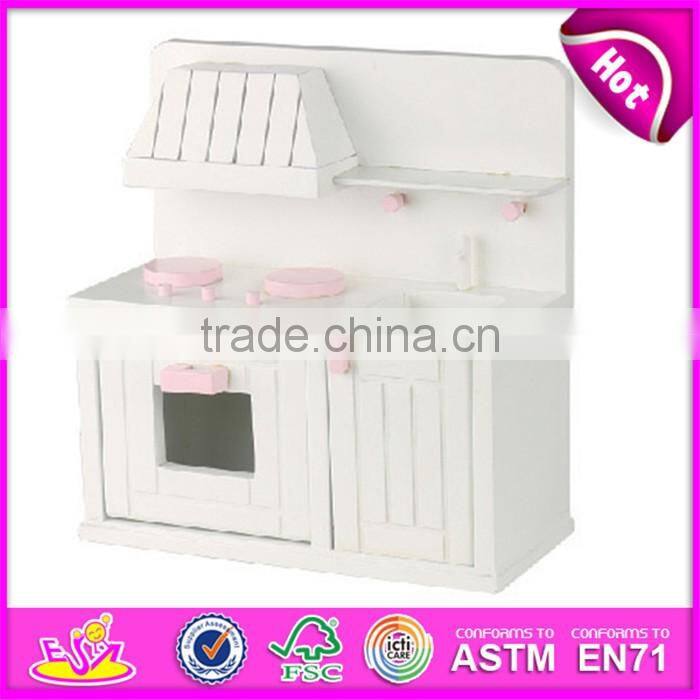 2016 New fashion baby wooden toy doll crib W06B018