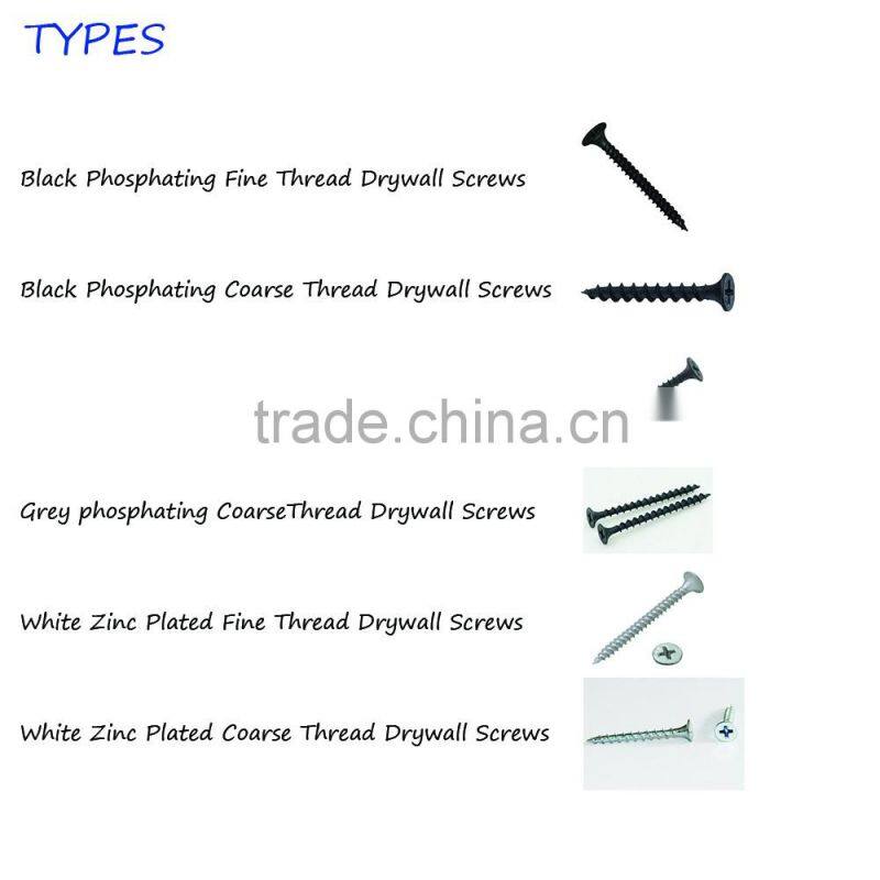 perfectly dimpled zinc plated drywall screws mdf screws