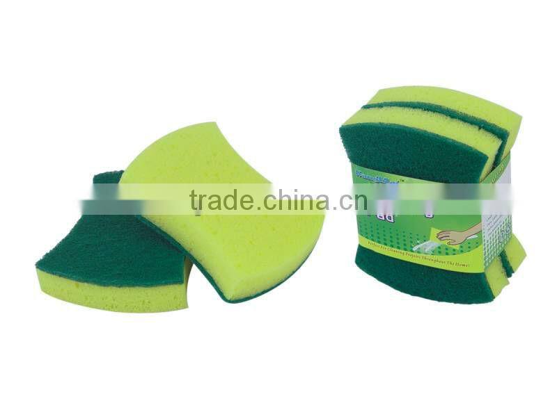 compressed bathroom cleaning sponge