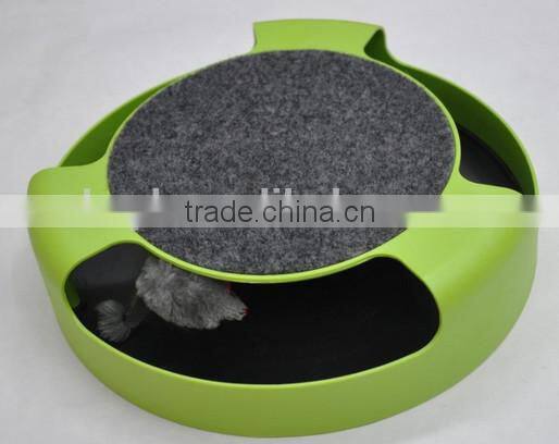 New design mouse round circuit and durable cat scratcher,cat toy