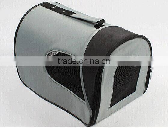 Folding large breathy pet carrier for dog