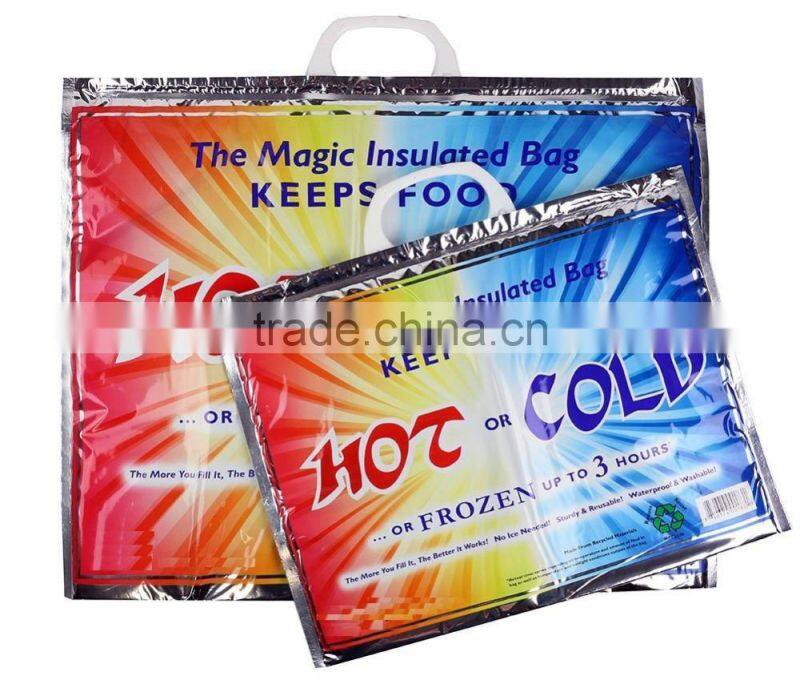 Promotional Market Custom Plastic Insulated Aluminum Film Cooler Bag Thermal Bag