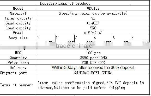 children toy kids wheelbarrow wb0102