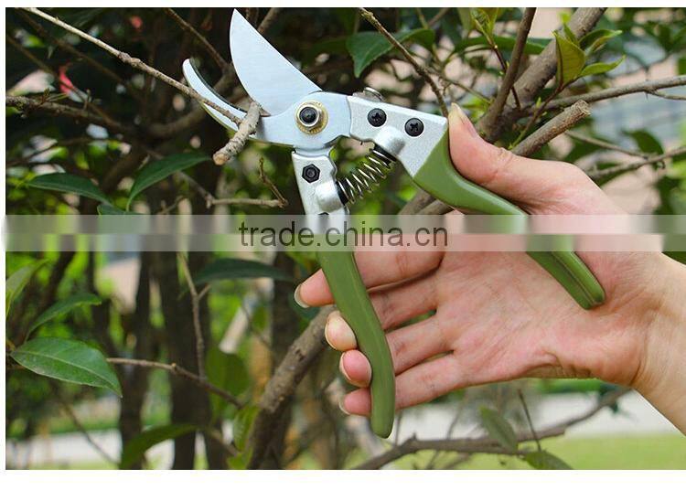 8" bypass garden pruning shears plant fruit scissors pruner snip gardening secateurs hand tool